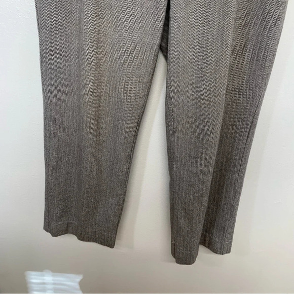 LL Bean Pants Woman 12 Trousers Classic Fit Straight Lined Pockets Career Cotton - Picture 6 of 15